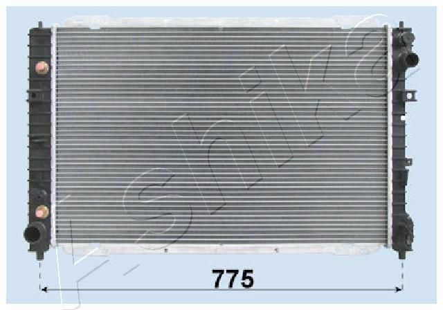 Radiatorius, variklio aušinimas ASHIKA RDA053105