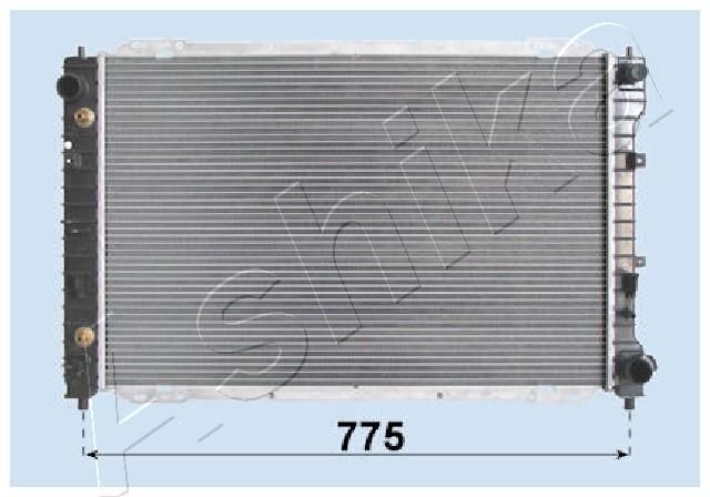 Radiatorius, variklio aušinimas ASHIKA RDA053108