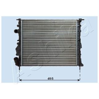 Radiatorius, variklio aušinimas ASHIKA RDA093020