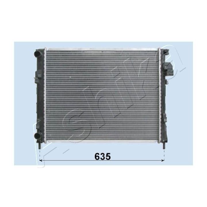 Radiatorius, variklio aušinimas ASHIKA RDC092031