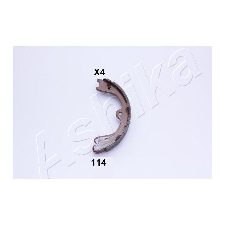 Stabdžių trinkelių komplektas, stovėjimo stabdis ASHIKA 55-01-114