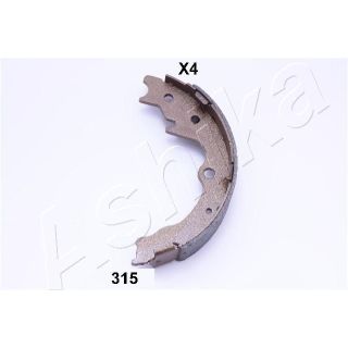 Stabdžių trinkelių komplektas, stovėjimo stabdis ASHIKA 55-03-315