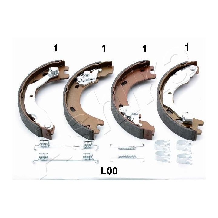 Stabdžių trinkelių komplektas, stovėjimo stabdis ASHIKA 55-0L-L00