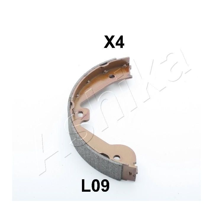 Stabdžių trinkelių komplektas, stovėjimo stabdis ASHIKA 55-0L-L09