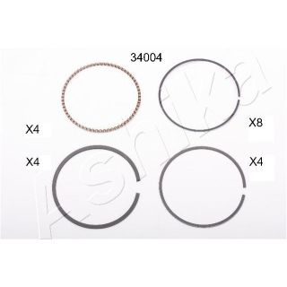 Stūmoklio žiedas ASHIKA 31-34004