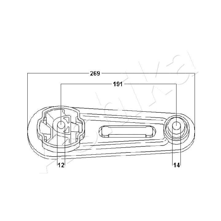 Variklio montavimas ASHIKA GOM-195