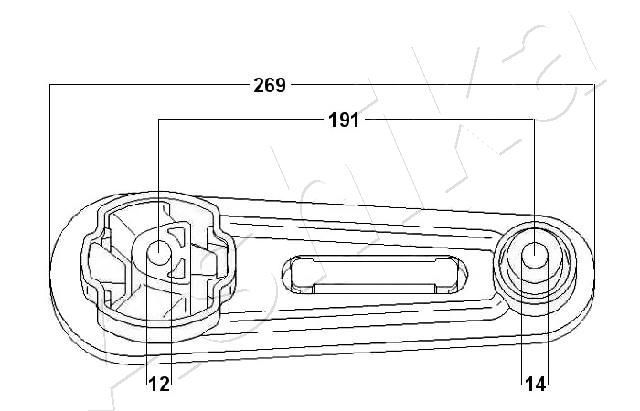 Variklio montavimas ASHIKA GOM-195