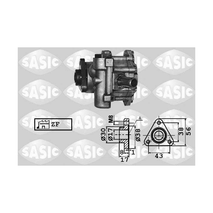 Hidraulinis siurblys, vairo sistema SASIC 7076001