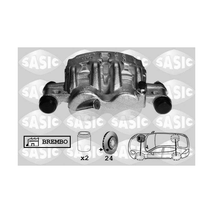 Stabdžių apkaba SASIC 6500059