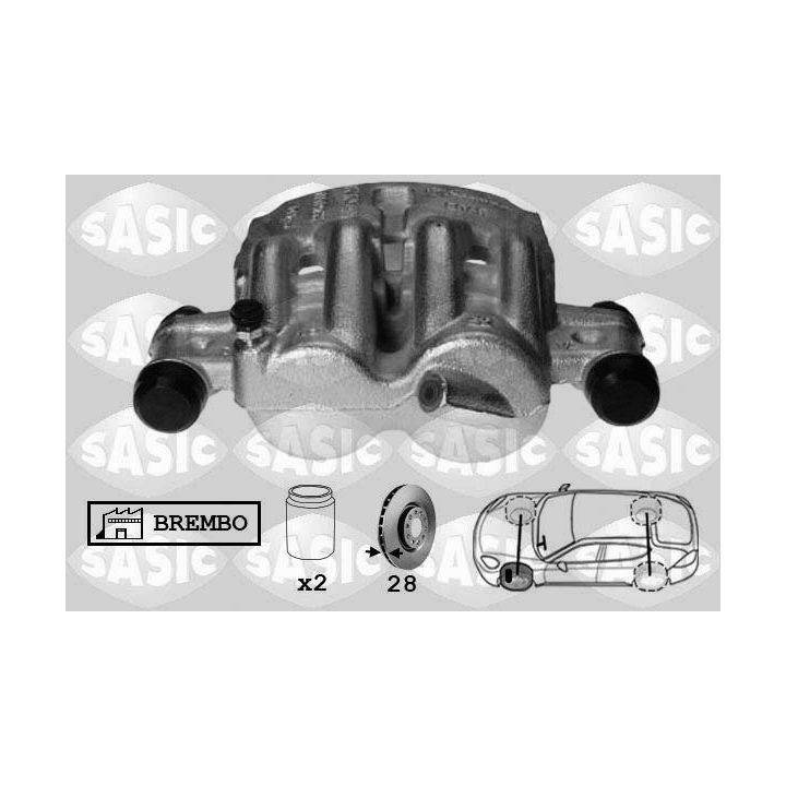 Stabdžių apkaba SASIC 6500062