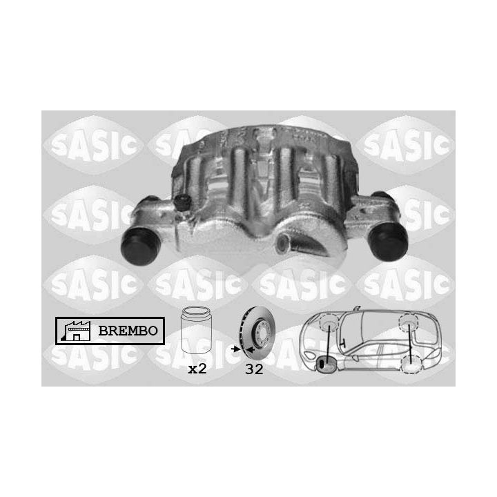 Stabdžių apkaba SASIC 6500074