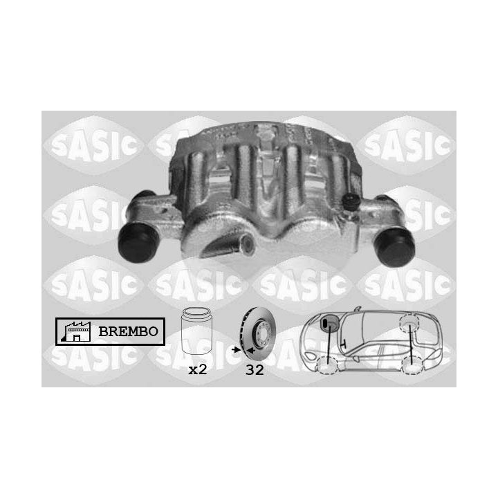 Stabdžių apkaba SASIC 6500075