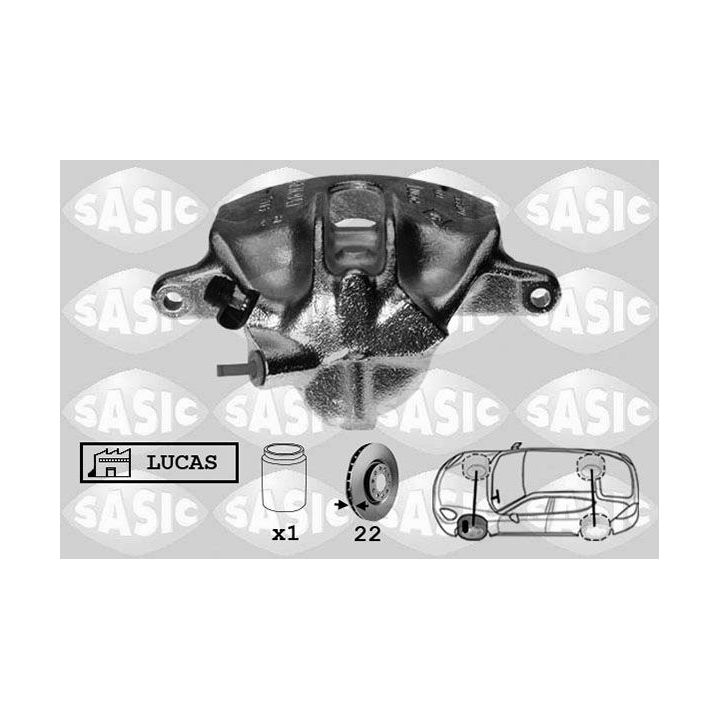 Stabdžių apkaba SASIC 6504028