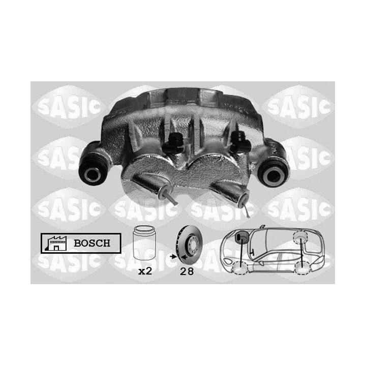 Stabdžių apkaba SASIC 6504031