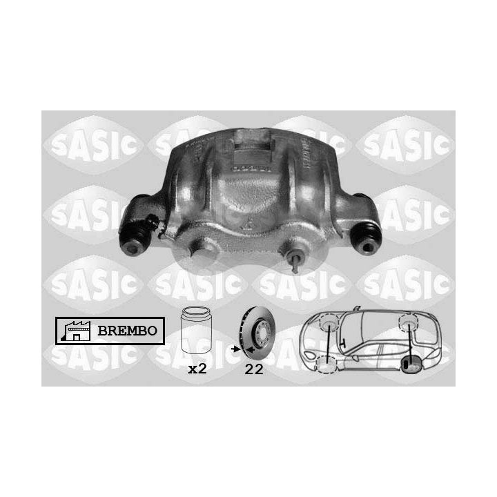 Stabdžių apkaba SASIC 6506041