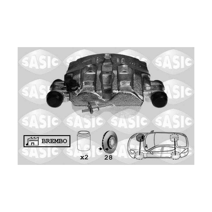 Stabdžių apkaba SASIC 6506173