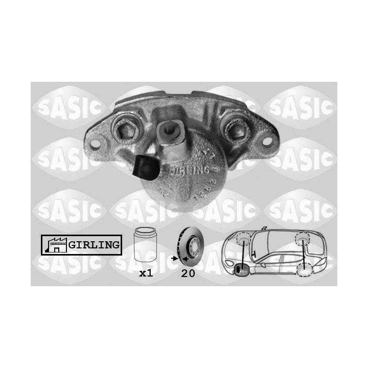 Stabdžių apkaba SASIC SCA4004