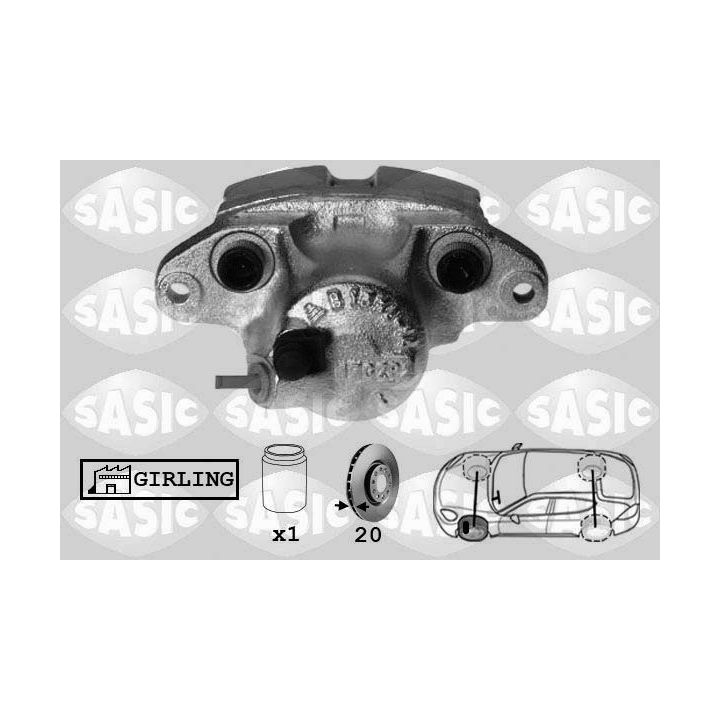 Stabdžių apkaba SASIC SCA4020