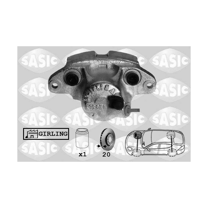 Stabdžių apkaba SASIC SCA4021