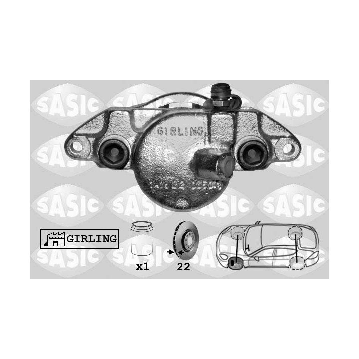 Stabdžių apkaba SASIC SCA6162