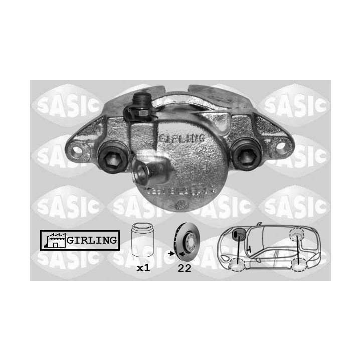 Stabdžių apkaba SASIC SCA6163