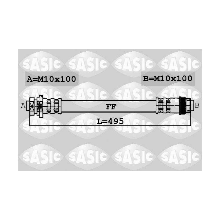 Stabdžių žarnelė SASIC 6604030