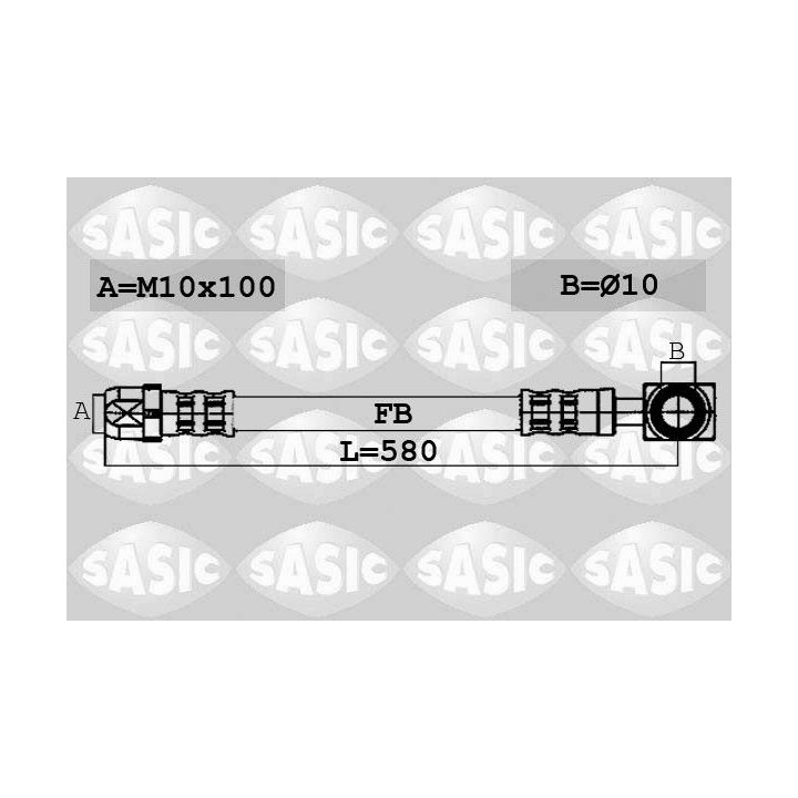 Stabdžių žarnelė SASIC 6606021