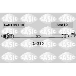 Stabdžių žarnelė SASIC 6606211