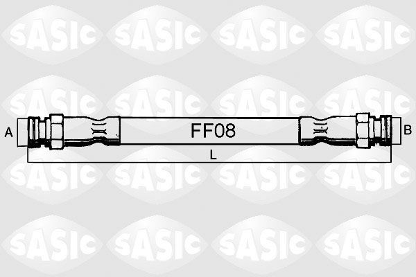 Stabdžių žarnelė SASIC SBH6315