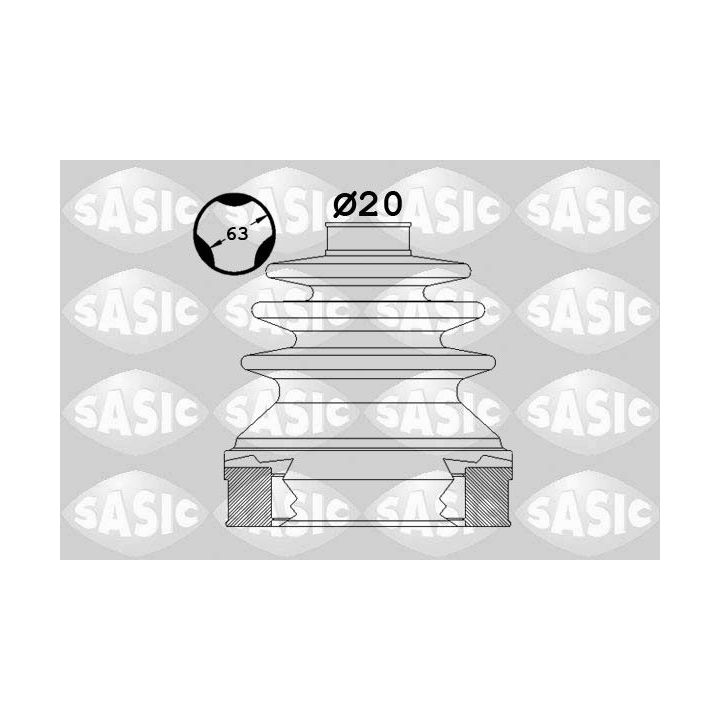 Gofruotoji membrana, kardaninis velenas SASIC 1900003