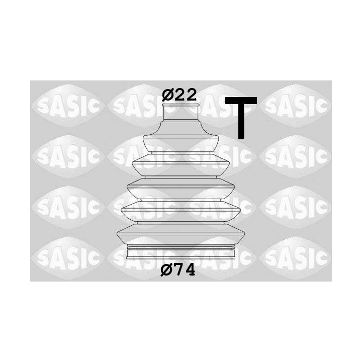 Gofruotoji membrana, kardaninis velenas SASIC 1900011