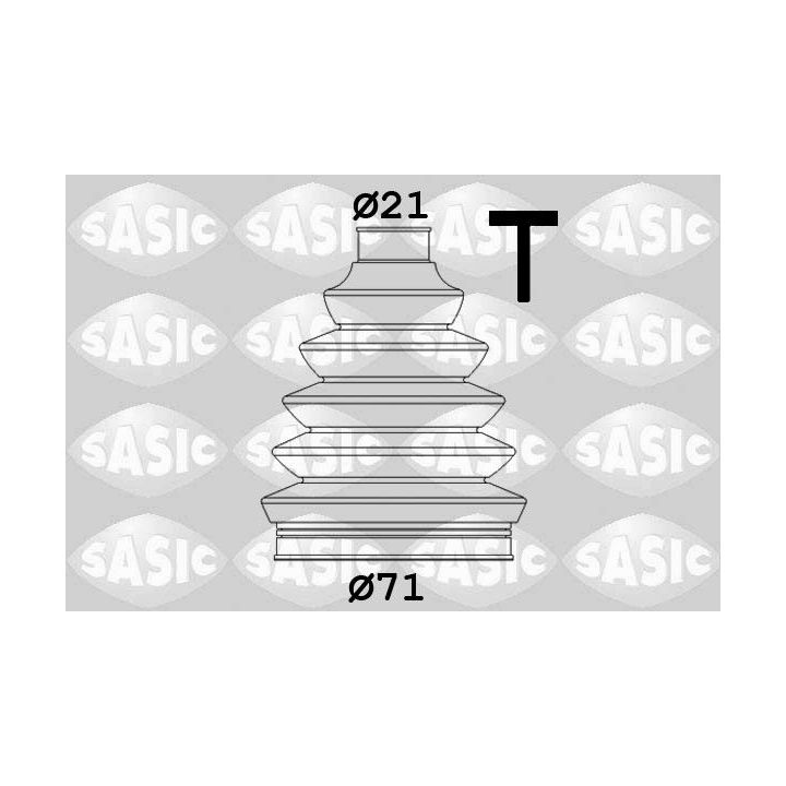 Gofruotoji membrana, kardaninis velenas SASIC 1900019