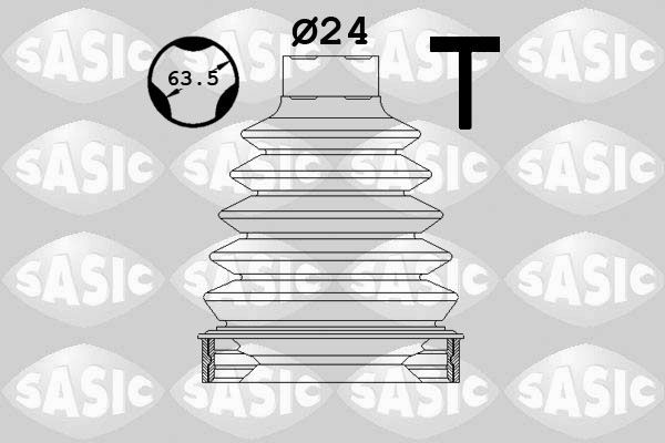 Gofruotoji membrana, kardaninis velenas SASIC 1904007