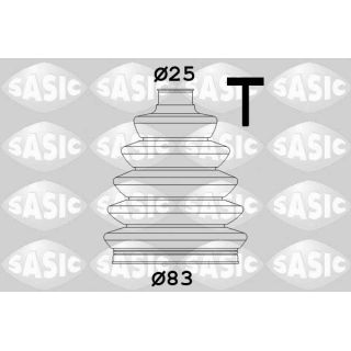 Gofruotoji membrana, kardaninis velenas SASIC 1904030