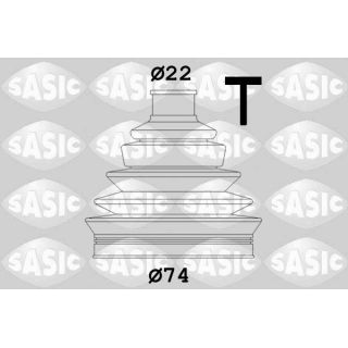 Gofruotoji membrana, kardaninis velenas SASIC 1906004