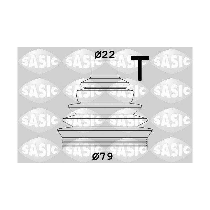 Gofruotoji membrana, kardaninis velenas SASIC 1906008