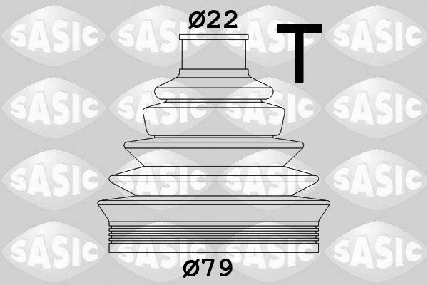 Gofruotoji membrana, kardaninis velenas SASIC 1906008