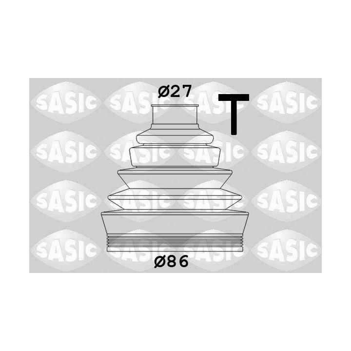 Gofruotoji membrana, kardaninis velenas SASIC 1906009