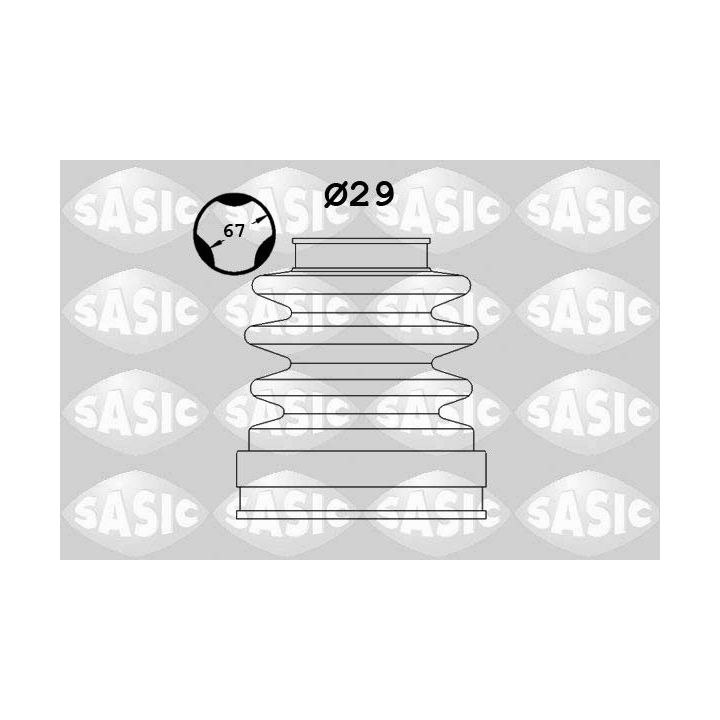 Gofruotoji membrana, kardaninis velenas SASIC 1906011