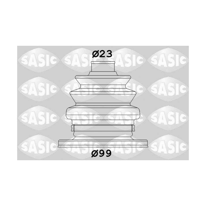 Gofruotoji membrana, kardaninis velenas SASIC 1906042