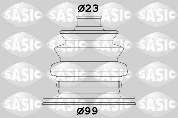 Gofruotoji membrana, kardaninis velenas SASIC 1906042