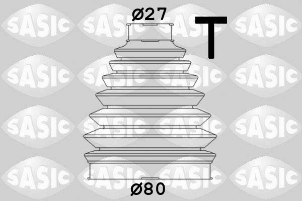 Gofruotoji membrana, kardaninis velenas SASIC 1906044