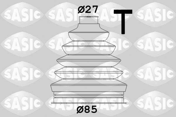 Gofruotoji membrana, kardaninis velenas SASIC 1906065