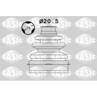 Gofruotoji membrana, kardaninis velenas SASIC 1906068