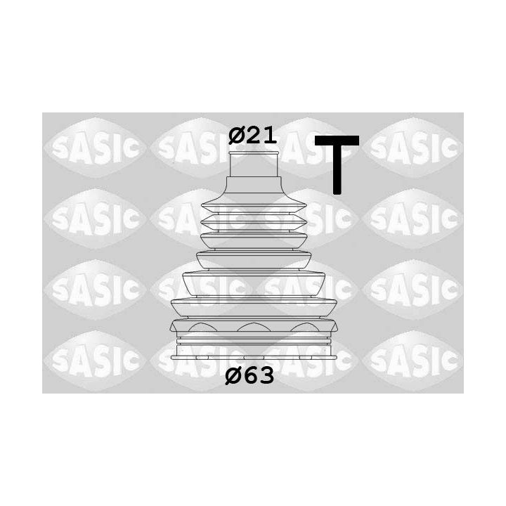 Gofruotoji membrana, kardaninis velenas SASIC 1906075