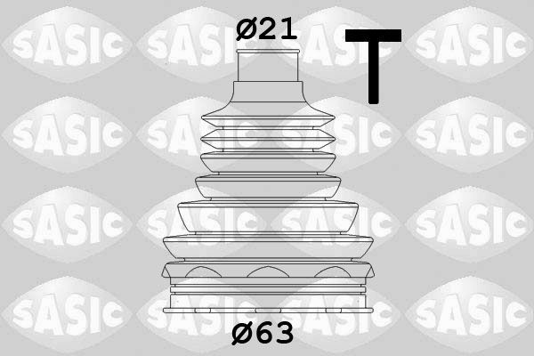 Gofruotoji membrana, kardaninis velenas SASIC 1906075