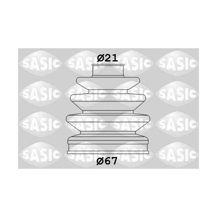 Gofruotoji membrana, kardaninis velenas SASIC 1906081