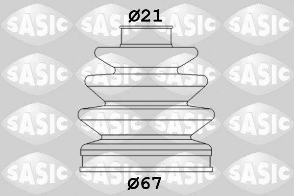 Gofruotoji membrana, kardaninis velenas SASIC 1906081