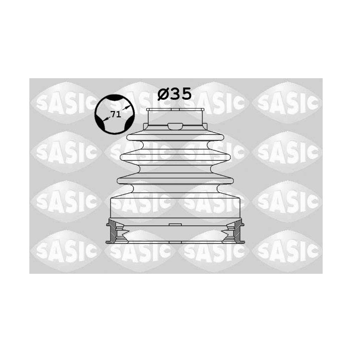 Gofruotoji membrana, kardaninis velenas SASIC 1906082