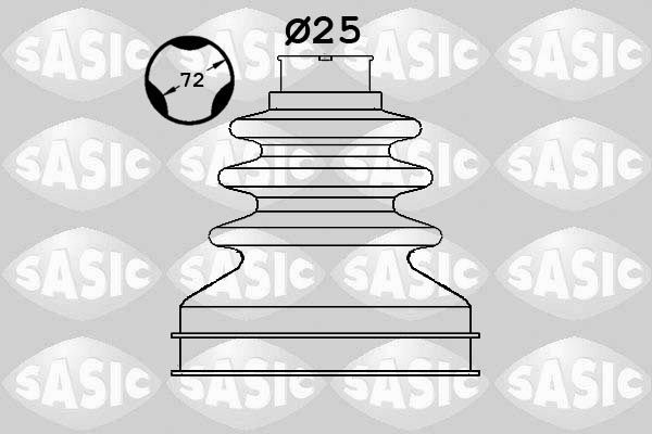 Gofruotoji membrana, kardaninis velenas SASIC 1906087